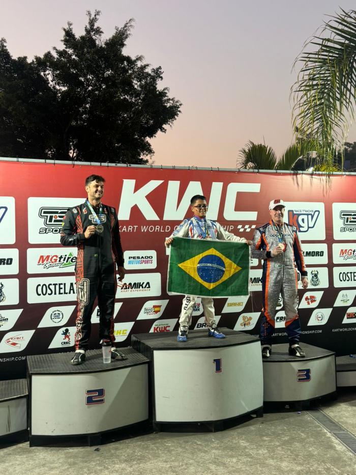 Em sua segunda participação em nacionais, Diogo Augusto conquista P3.