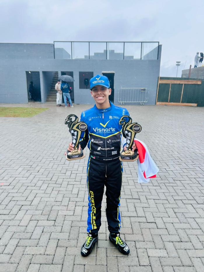 🏆 Gustavo Lemos é Campeão da V11 Cup na Categoria F4 Júnior Rookie!