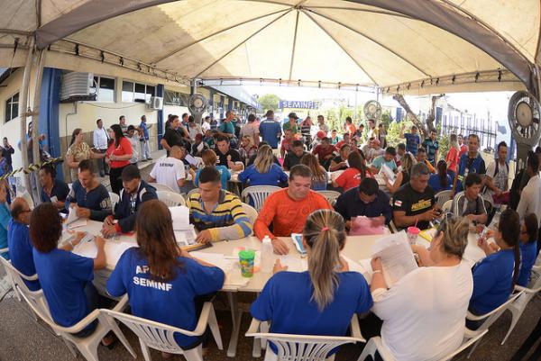 Seminf atende mais de dois mil no primeiro dia de processo seletivo