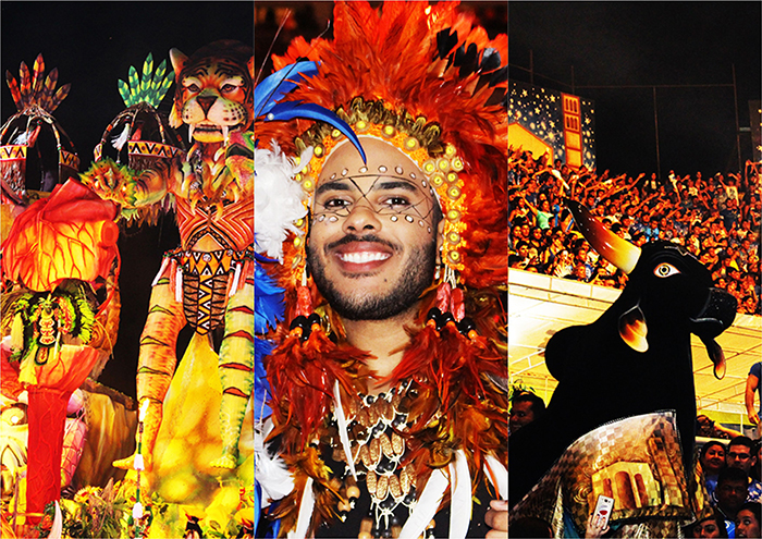 Segunda noite em Parintins tem Boi Caprichoso na galera e pajé do Garantido espetacular