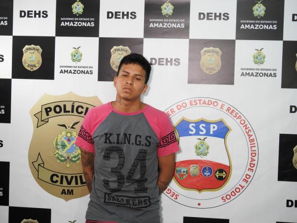 Polícia Civil prende jovem suspeito de matar homem no Centro de Manaus por ordem de facção