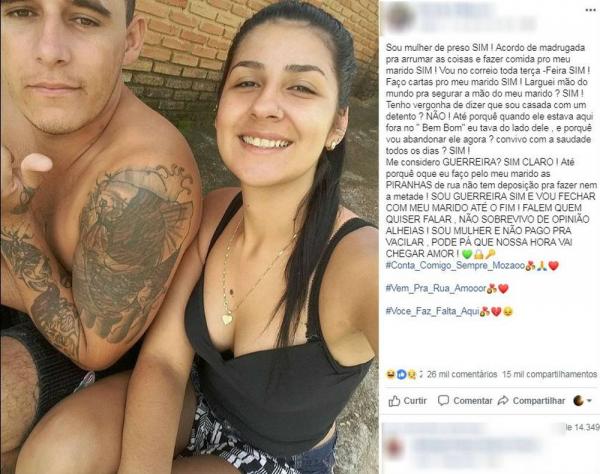 Jovem é morta pelo namorado durante visita íntima em unidade prisional