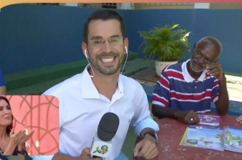 Idoso pergunta se Fátima é casada com Bonner ao vivo e causa climão