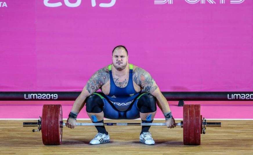 Brasileiro conquista o tri pan-americano no levantamento de peso