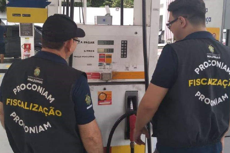 Em pesquisa, Procon-AM encontra gasolina comum entre R$ 4,09 e R$ 4,39