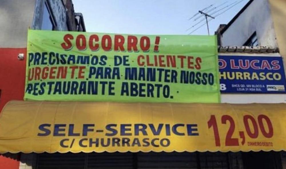 Dono de restaurante em crise faz apelo para salvar negócio