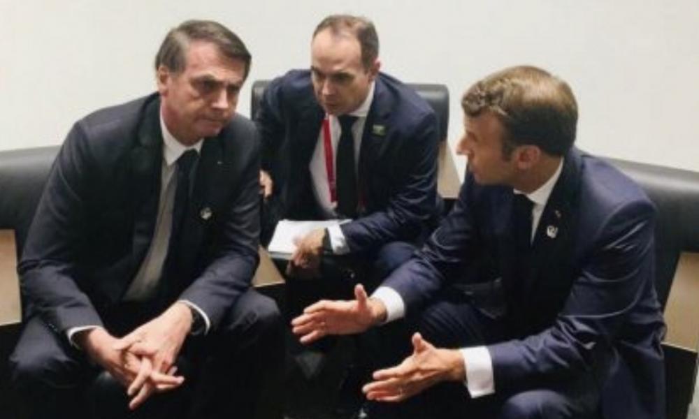Macron acusa Bolsonaro de mentir e se opõe a acordo Mercosul-UE