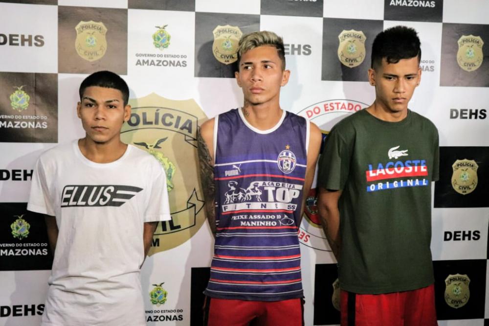 Trio ‘extremamente perigoso’ é preso durante operação em Manaus