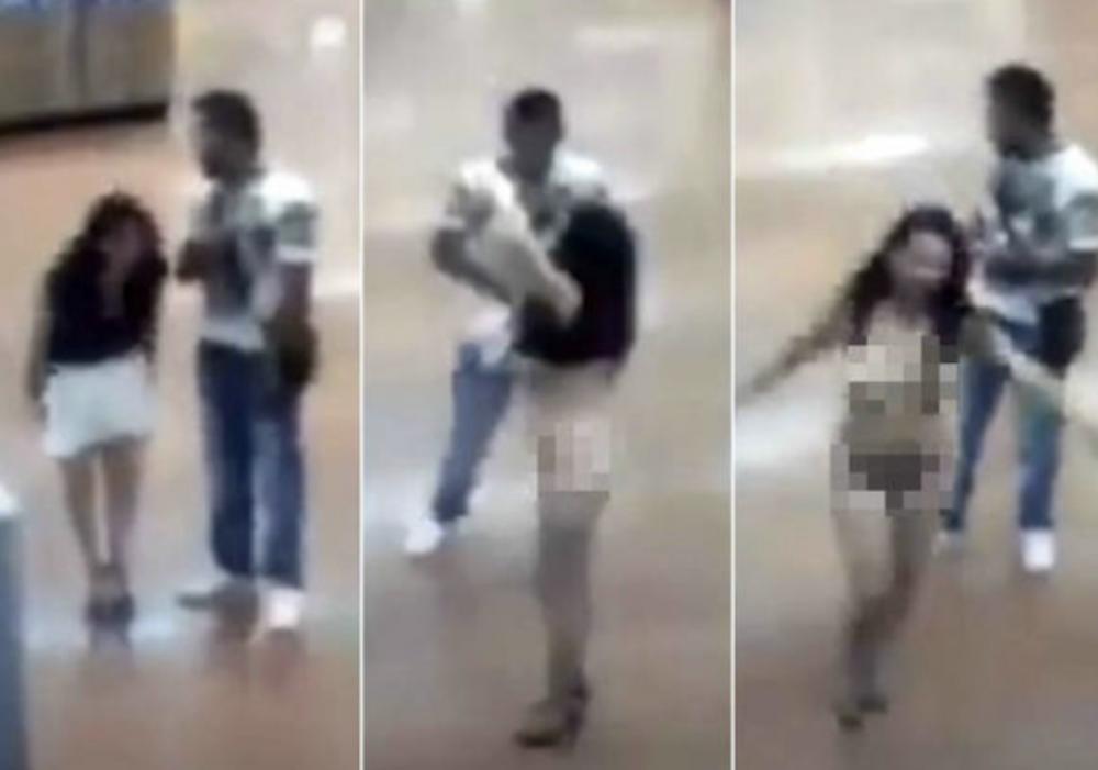 Mulher tira a roupa para provar que não roubou nada em supermercado