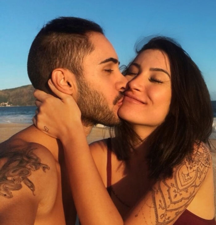 Diogo Melim assume namoro e se declara para Bianca Andrade
