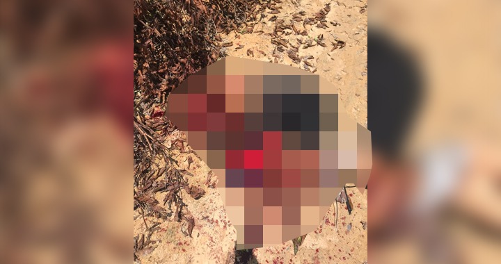 IMAGENS FORTES: Homem é morto com vários golpes de terçado e tem a cabeça degolada em Manaus