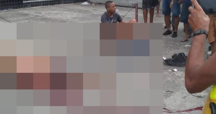 IMAGENS FORTES: Vítima de assalto se revolta e atropela ladrão que tem perna decepada