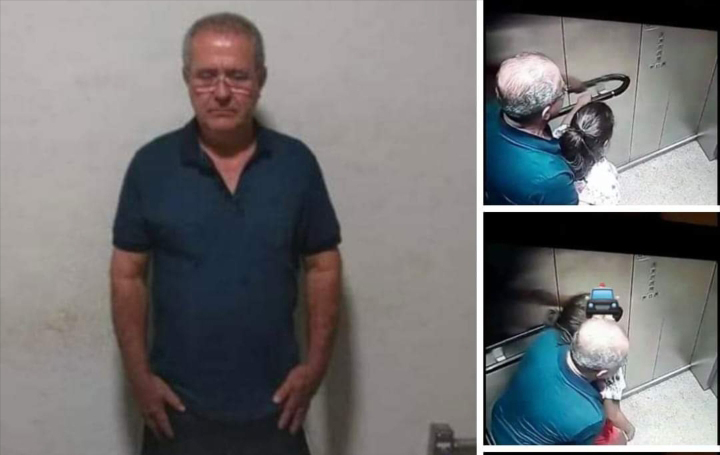 Padrinho que foi flagrado estuprando afilhada em elevador é preso