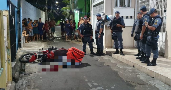Entregador de lanche é executado a tiros no Japiim