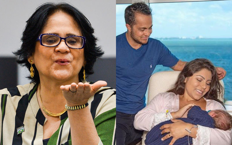 Ministra Damares usa redes para defender o filho de Thammy Miranda