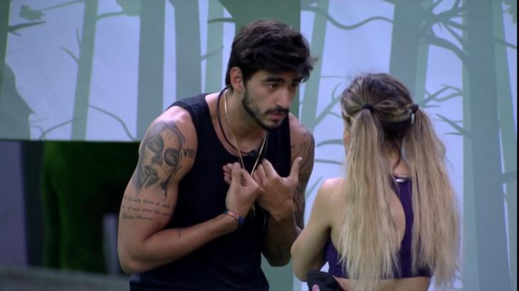 BBB20: Guilherme avisa para Gabi que não votará em Lucas e nem em Prior