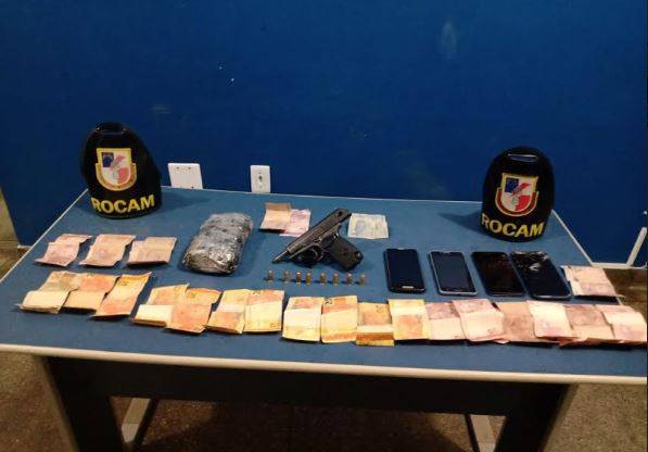 Quadrilha é presa com drogas, arma e dinheiro em Tabatinga