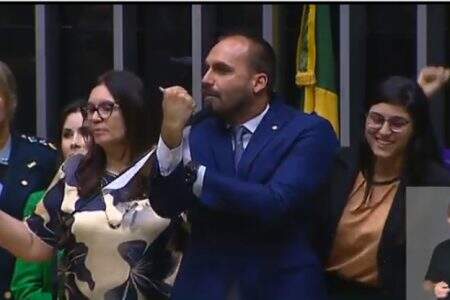 Eduardo Bolsonaro posta vídeo de Doria e o chama de “canalha”