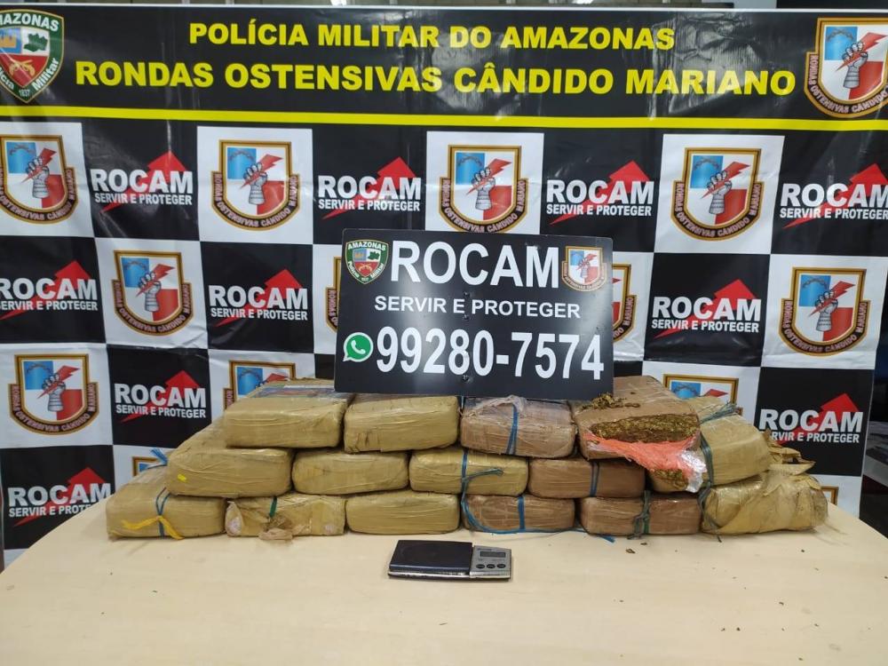 Ex-jogador de times do Amazonas é preso com 15 tabletes de maconha