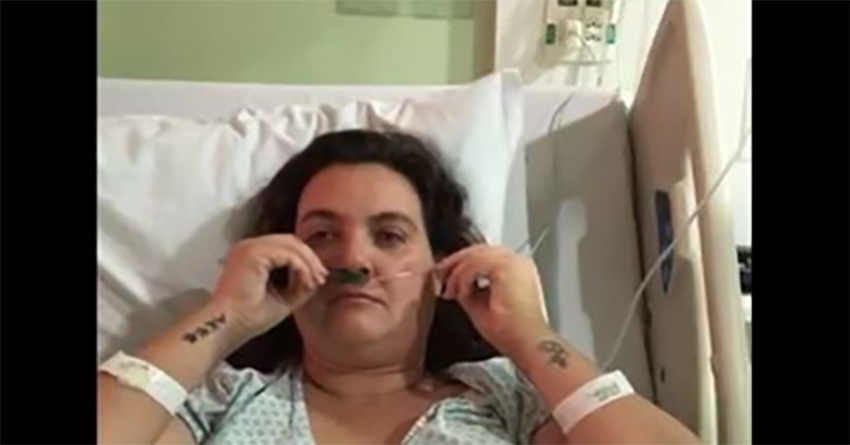 Enfermeira se recupera da covid-19 após receber doação de plasma: