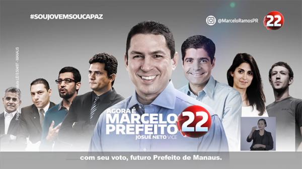 Marcelo Ramos deve se complicar por usar imagens de Moro e Zuckerberg sem autorização