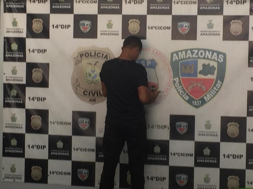 Homem é preso após tentar matar rival com barra de ferro em Manaus