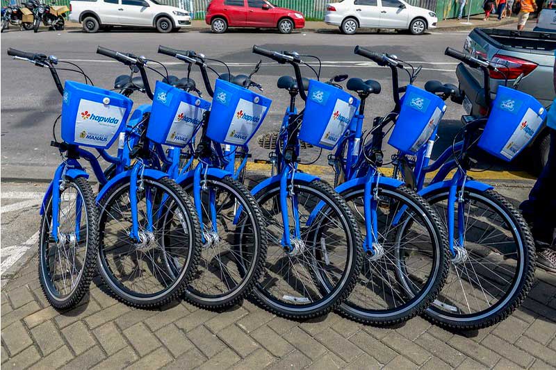 Manôbike terá bicicletas elétricas e patinetes no Centro de Manaus