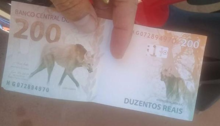 Golpe a vista: cédula falsa de R$ 200 já circula no país