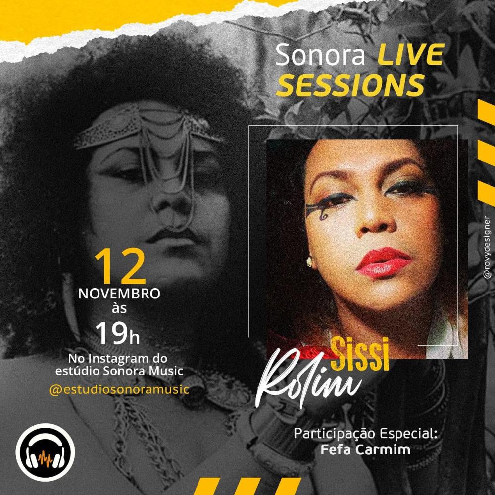 Sissi Rolim cantam as melhores canções em sua live
