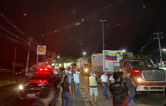 Oxigênio doado pela Venezuela chega em Manaus para tratar pacientes com Covid-19