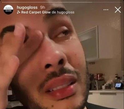 Aos prantos, Hugo Gloss desabafa sobre Rodolffo: 'Quem passou por racismo sabe'