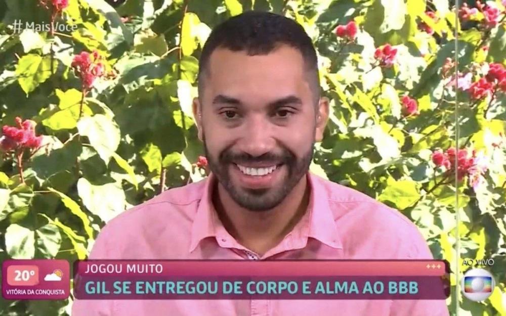 'Estou solteiro, Brasil, se tiver alguém interessado', diz Gilberto no 'Mais Você'
