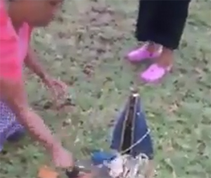 Pastora evangélica quebra imagem de Nossa Senhora e gera polêmica na internet