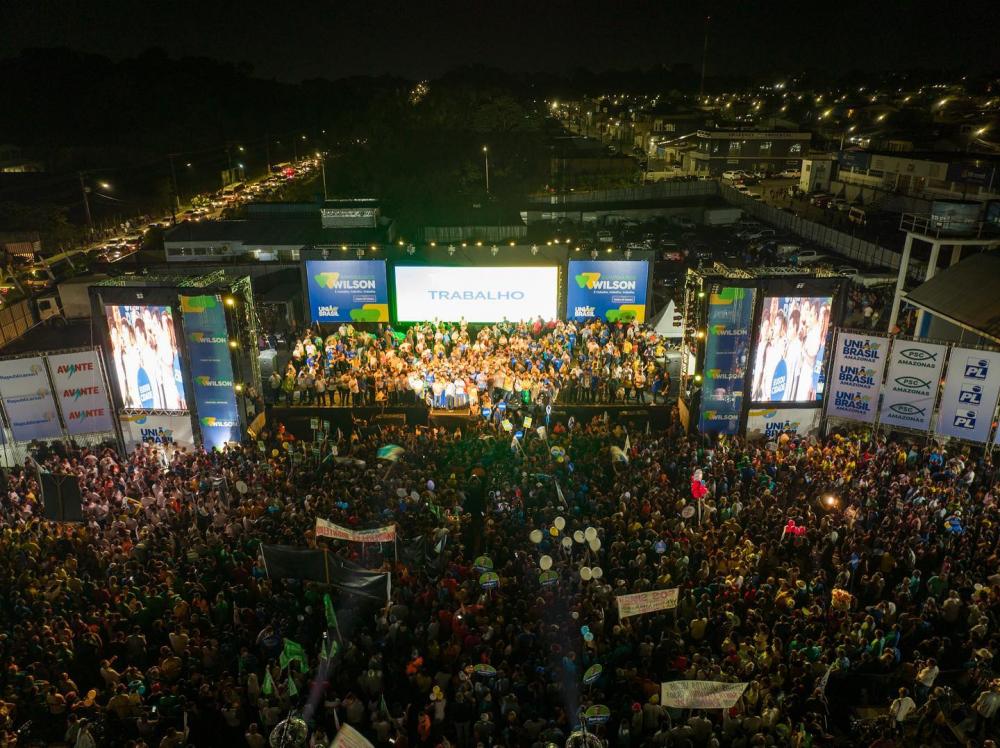 Em convenção lotada, UB oficializa Wilson Lima candidato à reeleição ao Governo do Amazonas