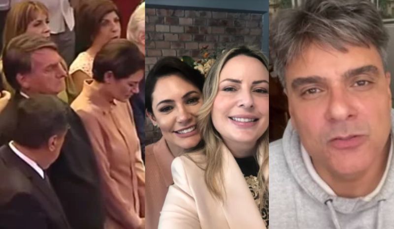 Presidente Jair e Michele Bolsonaro almoçam com Guilherme de Pádua e mulher