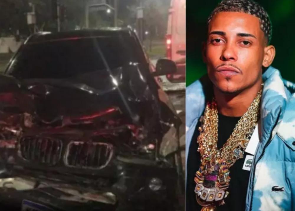 MC Poze do Rodo tem BMW destruída em acidente