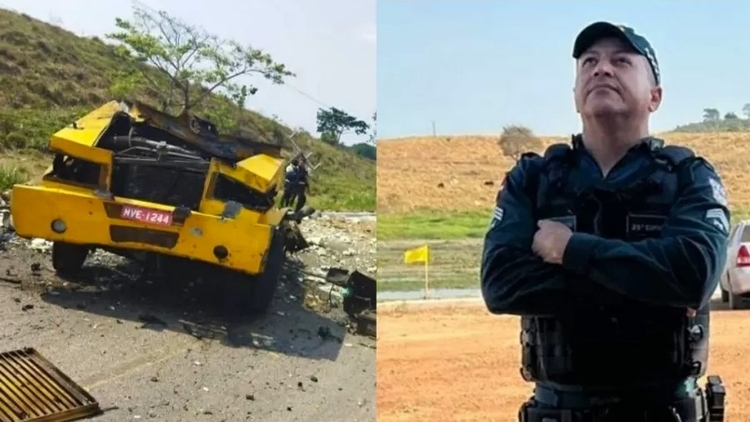 Criminosos explodem carro-forte e matam sargento da PM