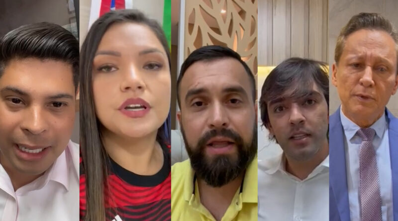 Bancada do União Brasil apoia integralmente à reeleição de Roberto Cidade à presidência da Aleam