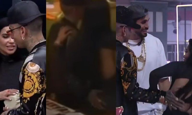 Guimê passa a mão no bumbum de Dania em festa no Big Brother Brasil e irrita fãs