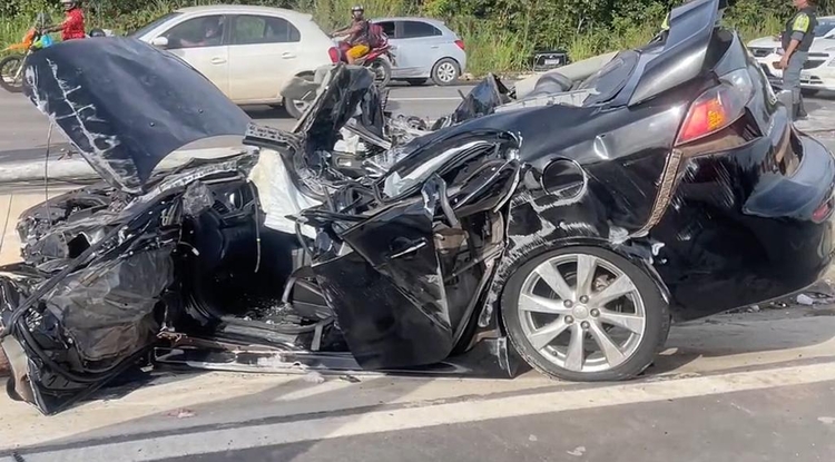 Vítima de acidente na Am-070 morre em hospital de Manaus 