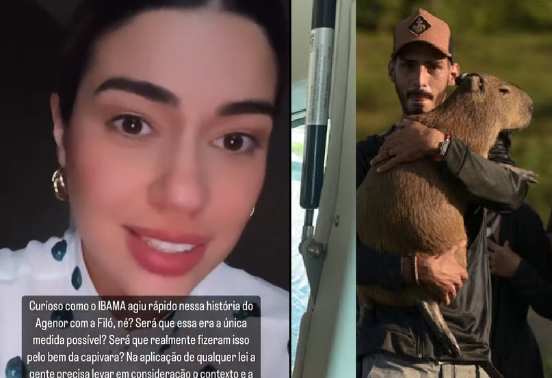 Vivian Amorim detona quem denunciou Agenor e a capivara: ‘Pessoa ruim! Vai voltar, tá?’