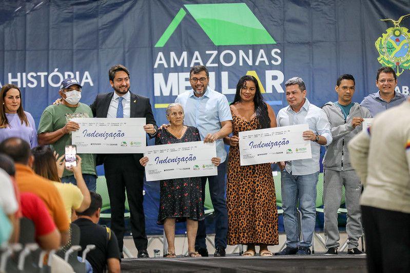 Governador Wilson Lima reassenta mais 192 famílias das comunidades da Sharp e Manaus 2000