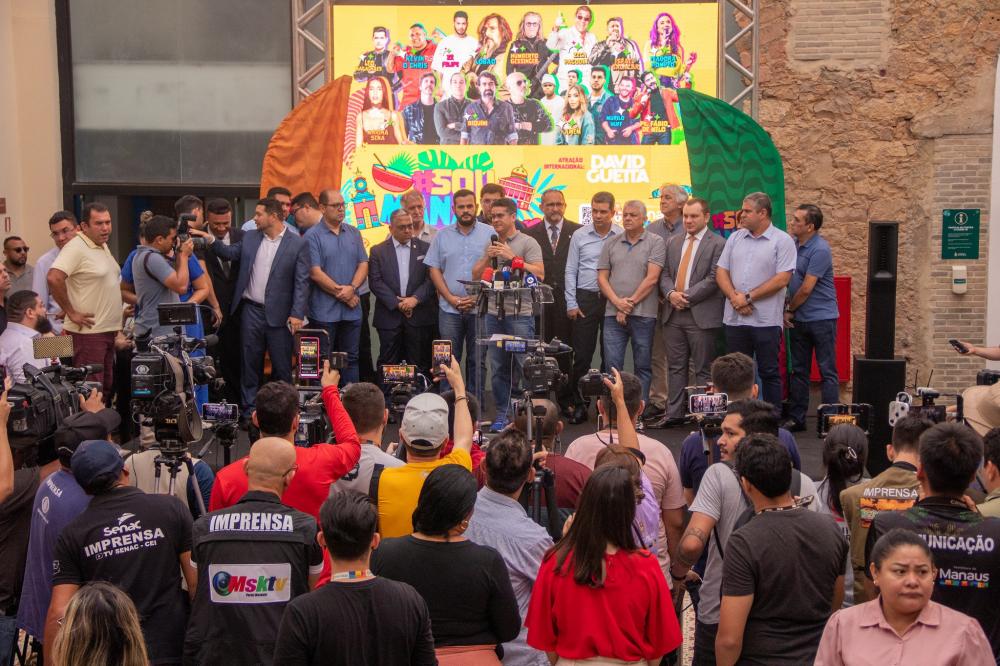 David Almeida anuncia R$ 22 milhões em patrocínios privados e apoios para o ‘#SouManaus 2023’