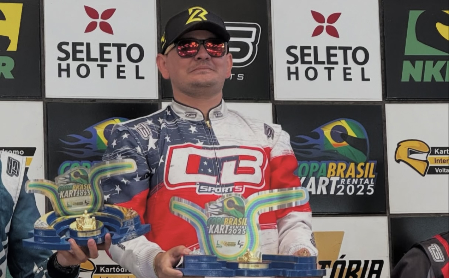 Amazonense Cícero Barbosa é bicampeão da Copa Brasil de Kart 2025