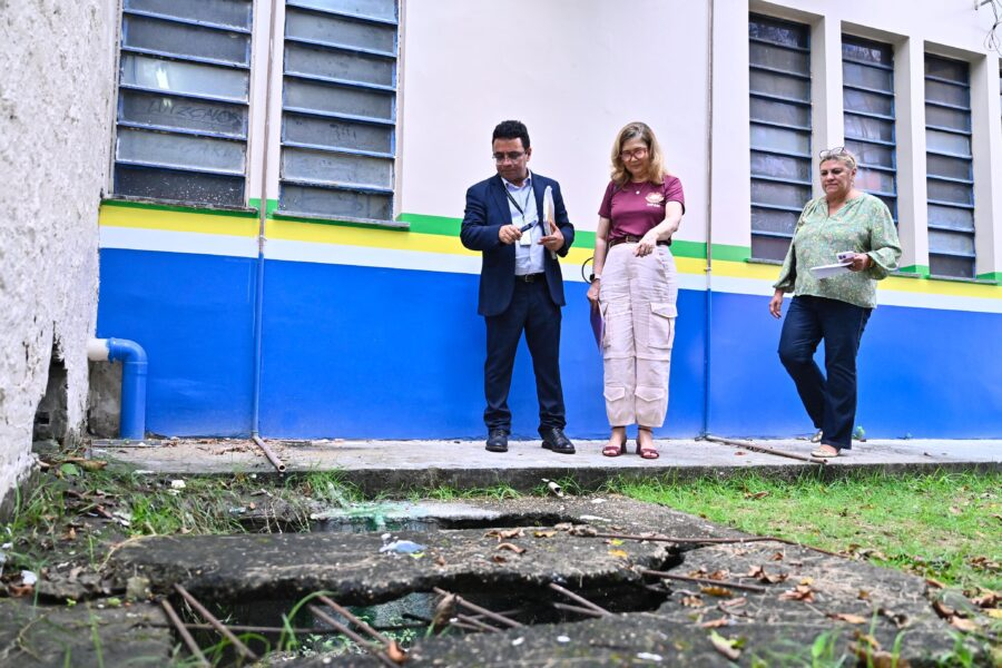MPAM e TCE-AM fiscalizam acesso a saneamento básico em escolas de Manaus