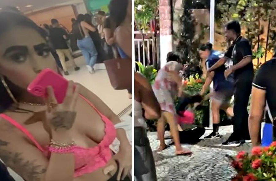 Mãe de trabalhador xingado de “macaco” agride racista dentro da faculdade Fametro