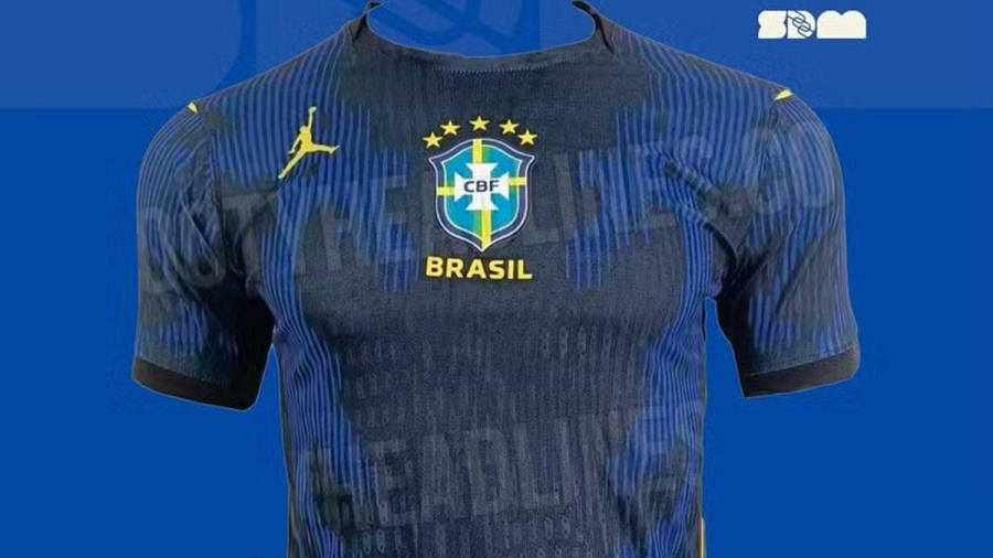 Suposto segundo uniforme da seleção brasileira para a copa de 2026 vaza e terá cores azul e preto; confira