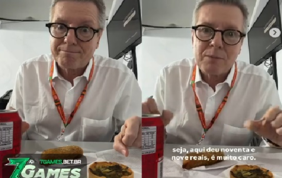 Repórter se surpreende com preço de lanche na COP30 e critica: “Tá salgado!”