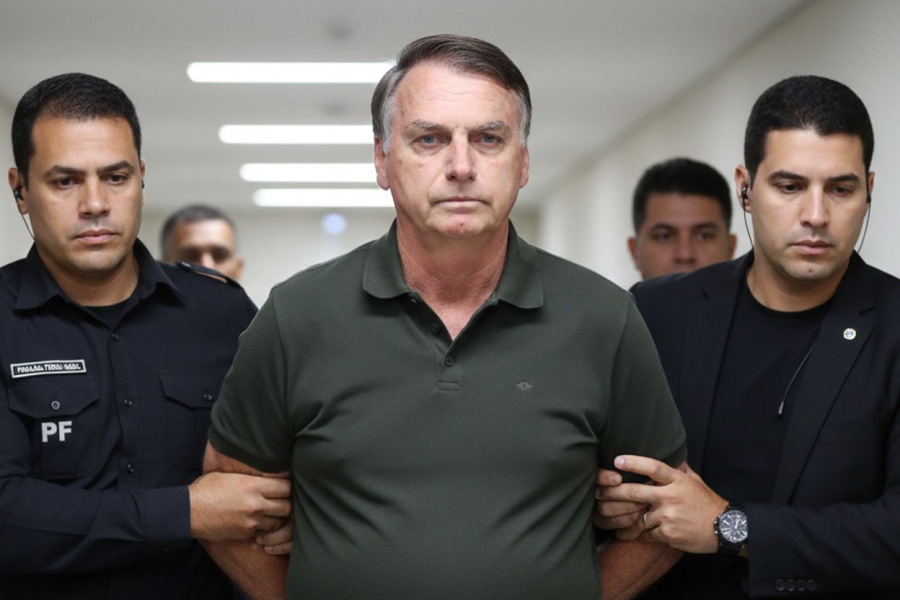 Bolsonaro é preso pela Polícia Federal em Brasília