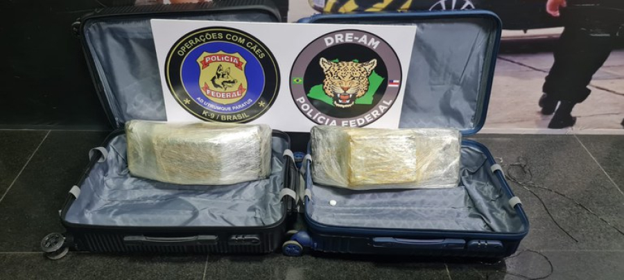 PF prende passageiras com drogas no Aeroporto Eduardo Gomes